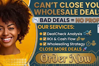 do real estate wholesaling business plan dealcheck analysis