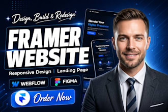 do framer design, framer to webflow, figma to framer and 3d webflow website