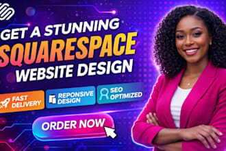 develop squarespace website design or redesign, website development