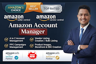do amazon seller and vendor central account management a to z
