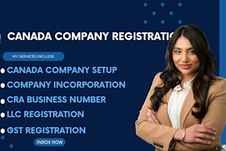 register a canada company, canada company incorporation, canada formation