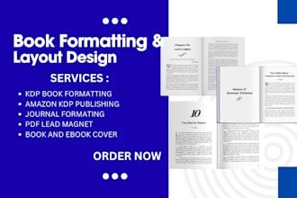 format amazon KDP paperback book formatting layout design publishing