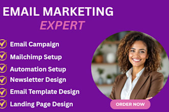 design email newsletters and campaigns for mailchimp, wix, squarespace