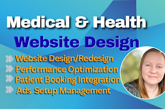 build fast medical website to attract patients increase visibility and bookings