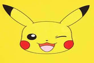 design a attractive pikachu logo for t shirt