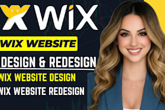 redesign, design wix website, wix website design or wix website redesign