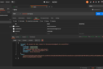create an organized postman collection and test your API