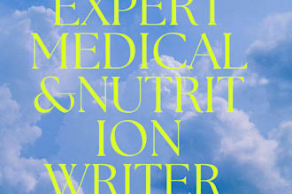 write professional nutrition guides and supplement products
