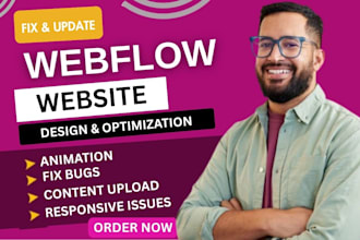 fix webflow bugs, errors or issues on your webflow website