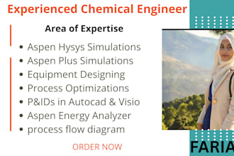 do perform chemical process simulation using aspen hysys and plus