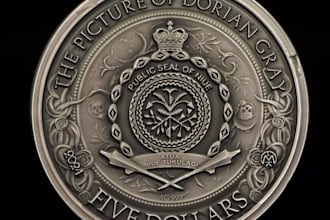 design 3d coin model, 3d bas relief, 3d gold, silver coin, medallion 3d design