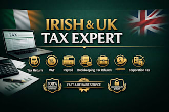professional irish and UK tax advisor file returns, vat and claim refunds