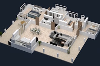 design 3d floor plans for visualization