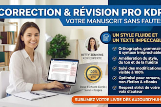 reviser et corriger votre manuscrit pour une publication KDP impeccable