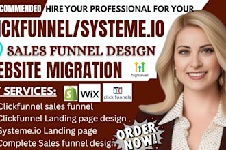 build gohighlevel sales funnel, landing page, ghl automation expert