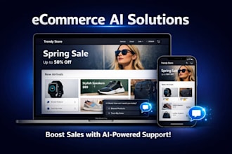 build a full stack ecommerce website with ai chatbot integration