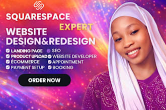 build squarespace website design, squarespace website redesign, booking website