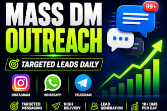 do mass dm discord telegram instagram facebook twitter whatsapp mass dms