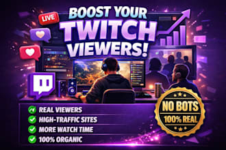 embed your twitch live stream to get real audience to your stream