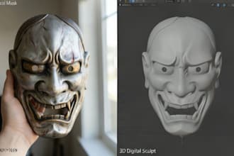 sculpt 3d print and paint, ship custom 3d mask cosplay mask 3d helmet stl file
