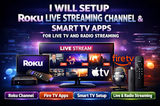 setup roku live streaming channel tv, roku sdk, radio tv channel, amazon fire tv