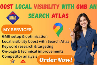 optimize local business SEO with search atlas and google my business