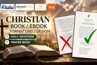 format christian ebook, journal, daily devotion, prayer book