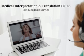 provide medical interpretation and translation en es