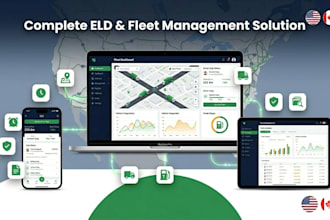 build fmcsa and eld compliant fleet management app and website for canada and US