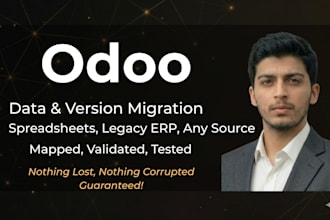 migrate upgrade or migrate your data in odoo