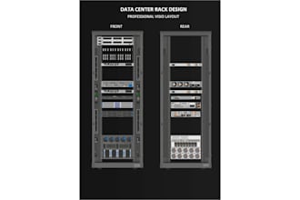 design professional data center rack and network diagrams in visio
