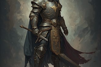 create full body dnd character art and illustration