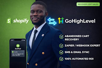 gohighlevel shopify integration for abandoned cart recovery