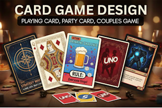 design playing card game party card game drinking card, adult couples card game