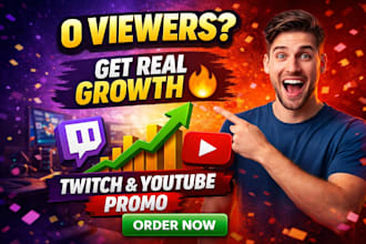 organically grow your twitch or youtube stream with real engagement