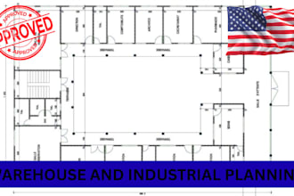 develop warehouse and industrial concept plans for projects for ca nv la