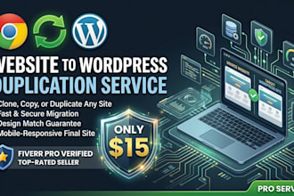 clone, copy or duplicate any website to wordpress
