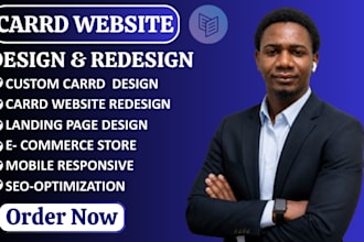 design responsive carrd website, landing page, and carrd redesign