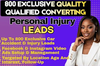 500 personal injury leads car accident leads law, auto accident leads google ads