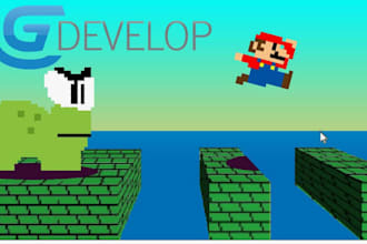 create high quality 2d and 3d multiplayer game, leaderboards using gdevelop