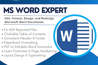 do interior book formatting, microsoft word document formatting, document design