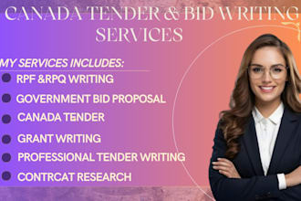 write winning canada government tender, rfp, bid proposal and sap ariba pspc