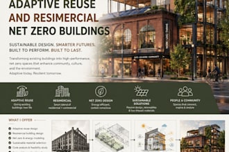 design adaptive reuse and resimercial net zero buildings