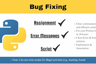 help with python bug fixing