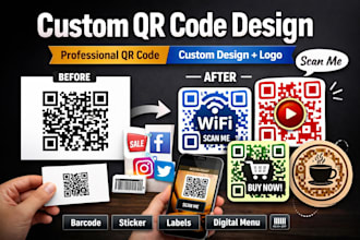 design custom qr code qr code generator qr logo code design