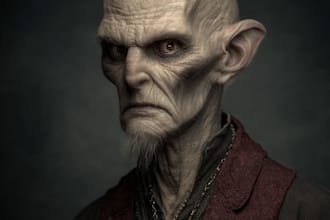 fantasy horror and fantasy horror character