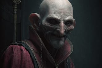 fantasy horror and fantasy horror character