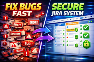 set up  complete jira bug tracking and secure permission management system