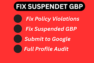 reinstate your suspended google my business listing fast