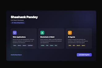 full stack blockchain, ai development